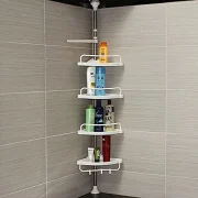 4 layer Multi layer Bathroom Organizer (corner stand) - Image 5